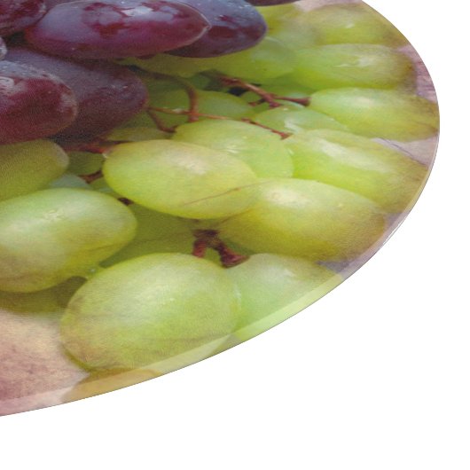 Planche À Découper Raisins Rouge Et Vert (Coin)