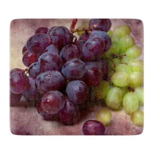 Planche À Découper Raisins Rouge Et Vert (Devant)