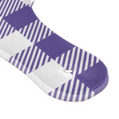 Planche À Découper Raisins sur Plaid violet blanc (Coin)