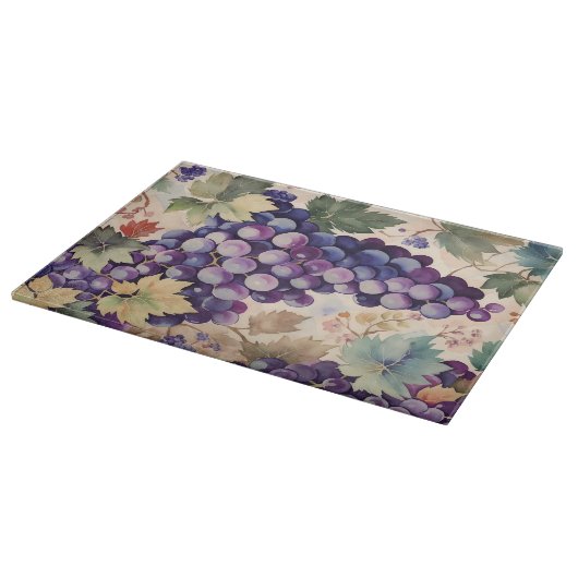 Planche À Découper Raisins vintages (Coin)