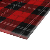 Planche À Découper Ramsay tartan rouge noir plaid (Coin)
