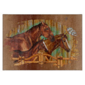 Planche À Découper ranch cool Western (Devant)