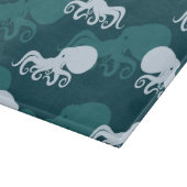 Planche À Découper Rangées de motif de poulpe (Coin)