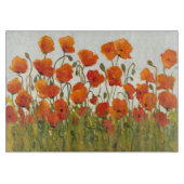 Planche À Découper Rangées de pavots I (Devant)