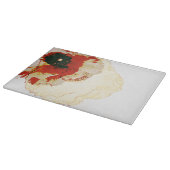 Planche À Découper ranunculus orange vif et blanc (Coin)