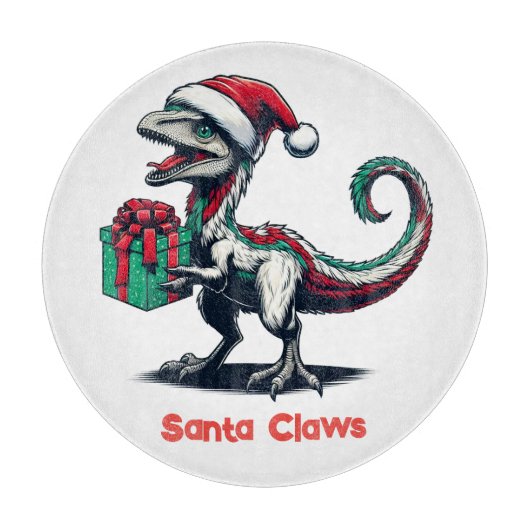 Planche À Découper rapace de Noël Santa hat (Devant)