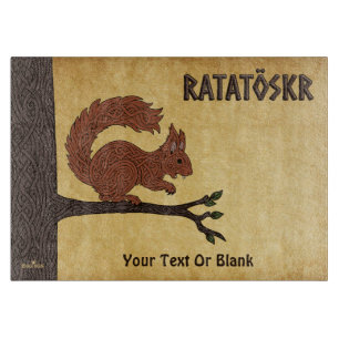 Planche À Découper Ratatöskr, Écureuil Norois/Viking