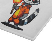 Planche À Découper Raton laveur avec torche (Coin)