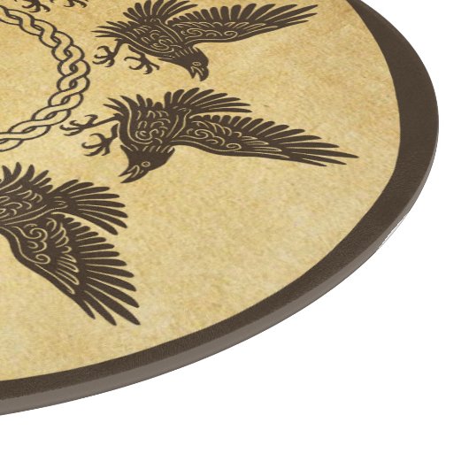 Planche À Découper Ravens Circle Dance (Coin)