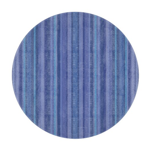 Planche À Découper Rayure Violet Bleu Moderne (Devant)