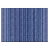 Planche À Découper Rayure Violet Bleu Moderne (Devant)