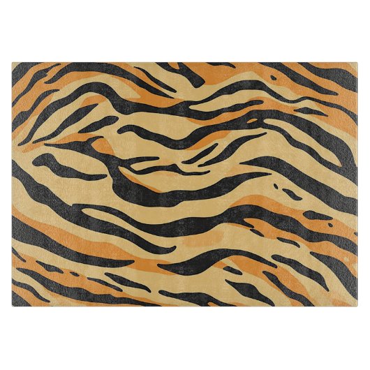 Planche À Découper Rayures de Tigre (Devant)