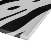 Planche À Découper Rayures de zèbre (Coin)