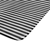 Planche À Découper Rayures noires nautiques (Coin)