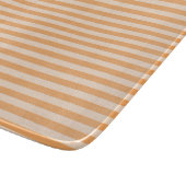 Planche À Découper Rayures orange (Coin)