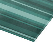 Planche À Découper Rayures sarcelle (Coin)