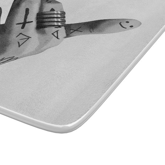 Planche À Découper Rebel tatoué (Coin)