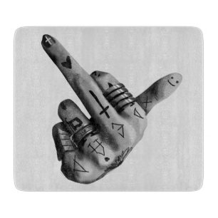 Planche À Découper Rebel tatoué