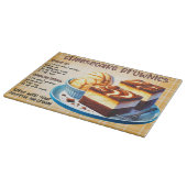 Planche À Découper Recette Brownies au gâteau au fromage (Coin)