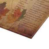 Planche À Découper Recette d'automne thème (Coin)