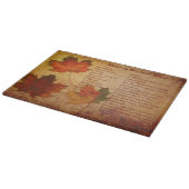 Planche À Découper Recette d'automne thème (Coin)