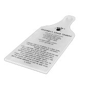 Planche À Découper Recette de la famille préférée (Coin)