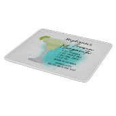 Planche À Découper Recette de Margarita congelée personnalisée (Coin)