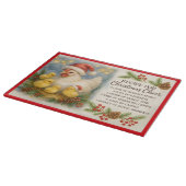 Planche À Découper Recette pour la Cheer de Noël - Bébé mignonette ch (Coin)