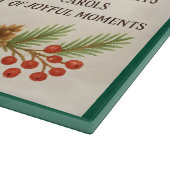 Planche À Découper Recette pour Noël Cheer avec un Raccoon d'hiver (Coin)