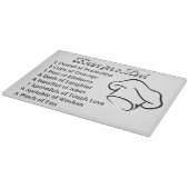 Planche À Découper Recette pour papa (Coin)