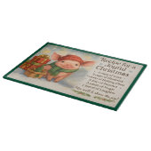 Planche À Découper Recette pour un Noël joyeux - Joli Piglet d'hiver (Coin)