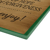 Planche À Découper Recette pour une maison heureuse - Bébé mignon écu (Coin)