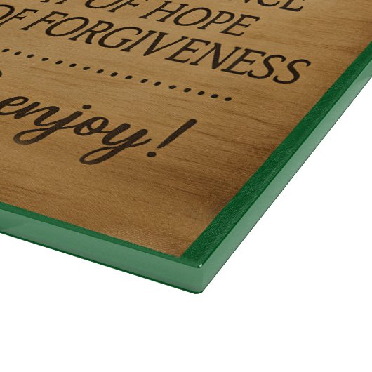 Planche À Découper Recette pour une maison heureuse - Bébé mignon écu (Coin)