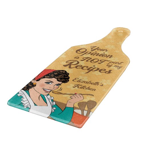 Planche À Découper Recette Retro Fun Recette (Coin)