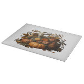 Planche À Découper Récolte d'automne rustique (Coin)