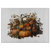 Planche À Découper Récolte d'automne rustique (Devant)