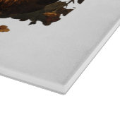 Planche À Découper Récolte d'automne rustique (Coin)