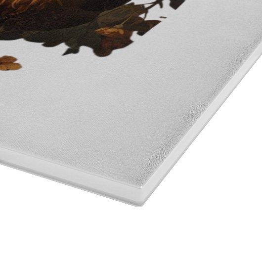 Planche À Découper Récolte d'automne rustique (Coin)