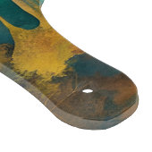 Planche À Découper Récolte d'automne Turquoise rouille or Abstrait (Coin)