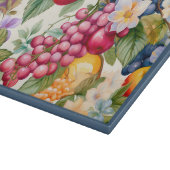 PLANCHE À DÉCOUPER - Recouverte de fruits colorés (Coin)