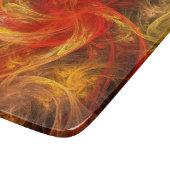Planche À Découper Rectangle d'art Abstrait Firestorm Nova (Coin)