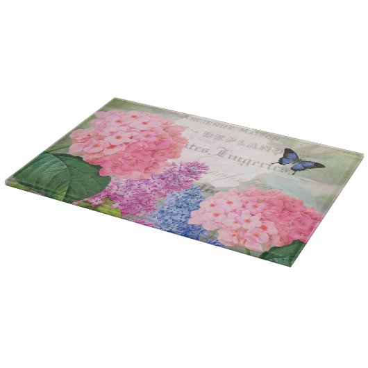 Planche à découper Rectangle Fleurs Redoute (Coin)