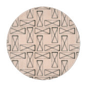 Planche À Découper Rectangle géométrique X (Devant)