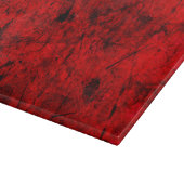 Planche À Découper Red Black grunge art graphique numérique abstrait (Coin)
