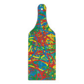 Planche À Découper Red Blue Yellow Green Scribble Hot Mess Graffiti (Devant)