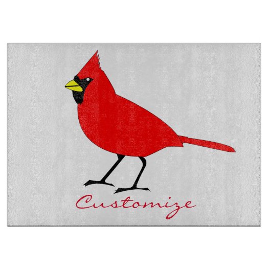 Planche À Découper Red Cardinal Bird Thunder_Cove (Devant)
