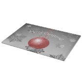 Planche À Découper Red Fancy Christmas Ornament Cutboard (Coin)