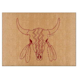Planche À Découper Red Ghost Dance Buffalo ligne tressée
