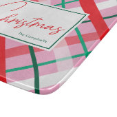 Planche À Découper Red Green Pink Christmas Plaid Cutting Board (Coin)