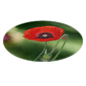 Planche À Découper Red Poppy Seed Cutting Board (Coin)
